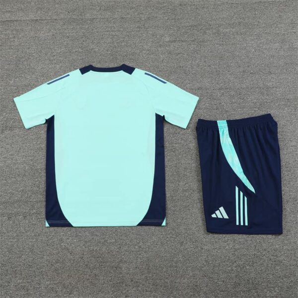 Arsenal 2024-25 Turquoise Blue Short Sleeve Training Kit - Image 4