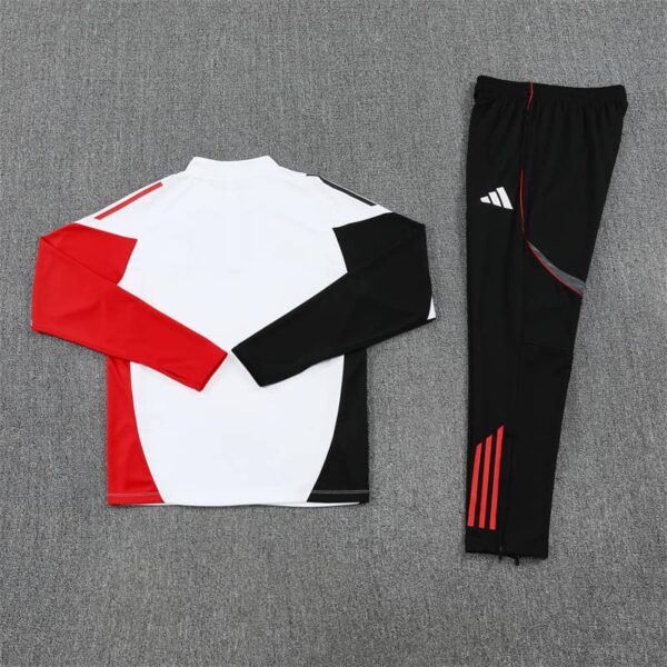 Ajax 2025-26 White Half Zip Long Sleeve Training Kit - Image 4
