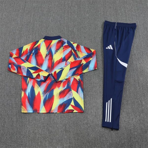 Arsenal 2025-26 Yellow Red (Camo Edition) Half Zip Long Sleeve Training Kit - Image 4