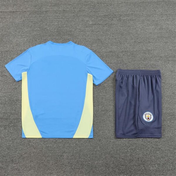 Manchester City 2024-25 Light Blue Short Sleeve Training Kit - Image 4