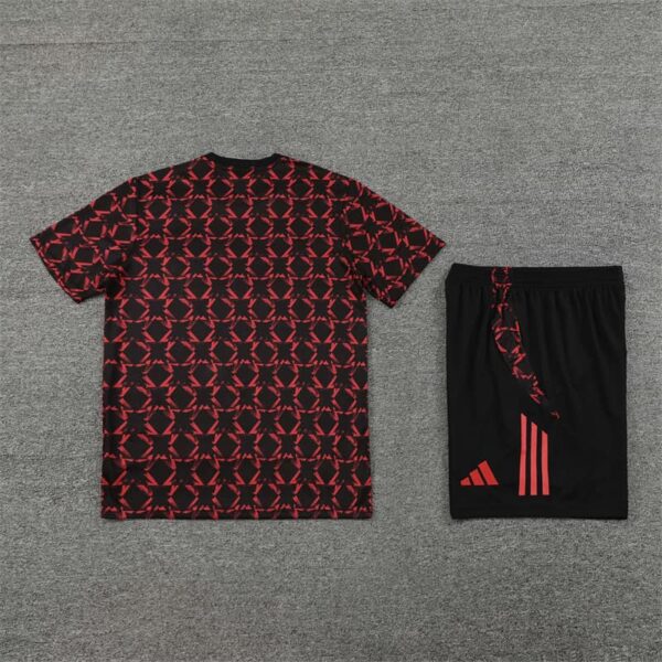 Manchester United 2024-25 Red Black (Camo Edition) Short Sleeve Training Kit - Image 4
