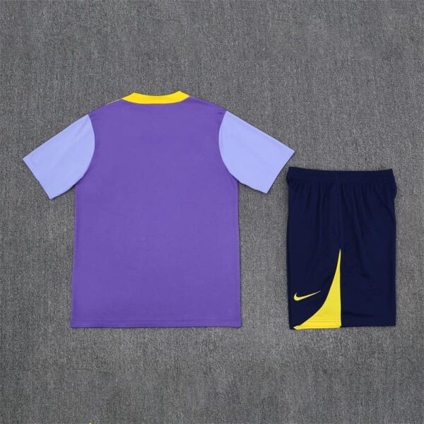 Atletico Madrid 2025-26 Purple Short Sleeve Training Kit - Image 4