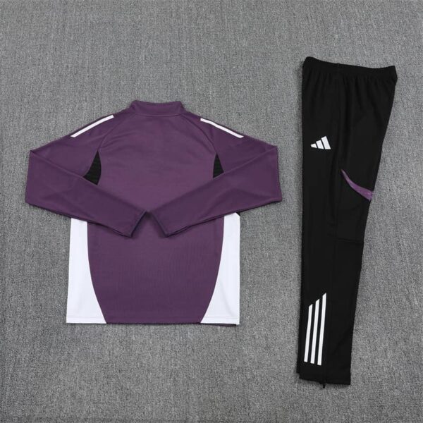 Manchester United 2025-26 Purple Half Zip Long Sleeve Training Kit - Image 4