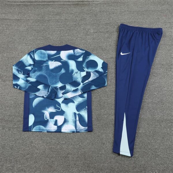 Tottenham Hotspur 2024-25 Royal Blue (Camo Edition) Half Zip Long Sleeve Training Kit - Image 4