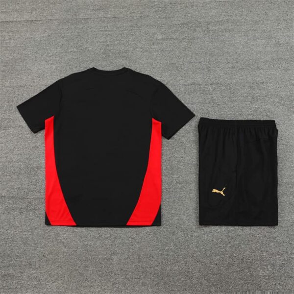 AC Milan 2024-25 Black Short Sleeve Training Kit - Image 4