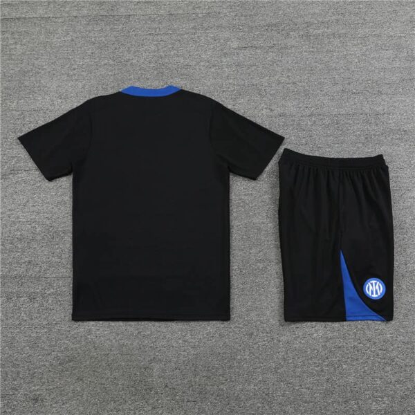 Inter Milan 2024-25 Black Short Sleeve Training Kit - Image 4