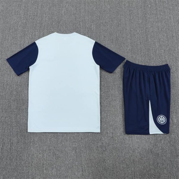 Inter Milan 2025-26 Light Grey Short Sleeve Training Kit - Image 4