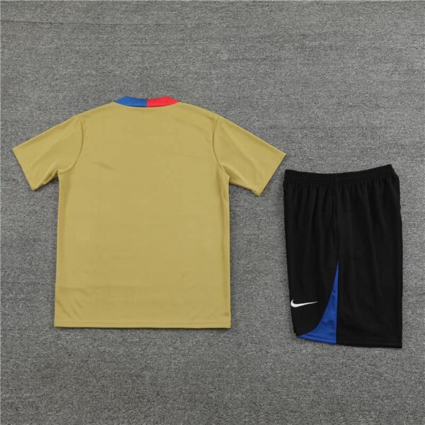 Barcelona 2024-25 Gold Short Sleeve Training Kit - Image 4