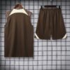 Corinthians 2024-25 Brown Cream Vest Training Kit - Image 4