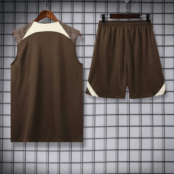 Corinthians 2024-25 Brown Cream Vest Training Kit - Image 4