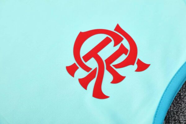 Flamengo 2025-26 Light Blue Vest Training Kit - Image 4