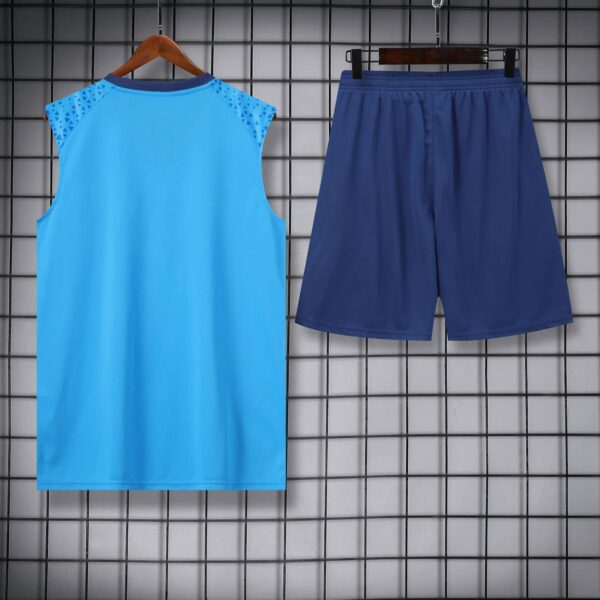 Palmeiras 2024-25 Sky Blue Vest Training Kit - Image 4