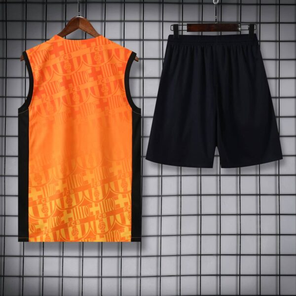 Barcelona 2024-25 Orange Vest Training Kit - Image 4