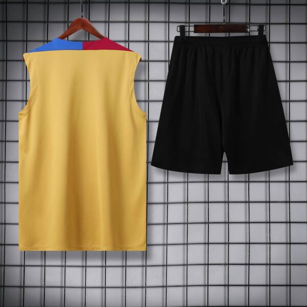 Barcelona 2024-25 Yellow Vest Training Kit - Image 4