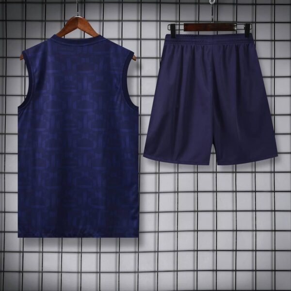 Barcelona 2025-26 Dark Blue with Gold Vest Training Kit - Image 4