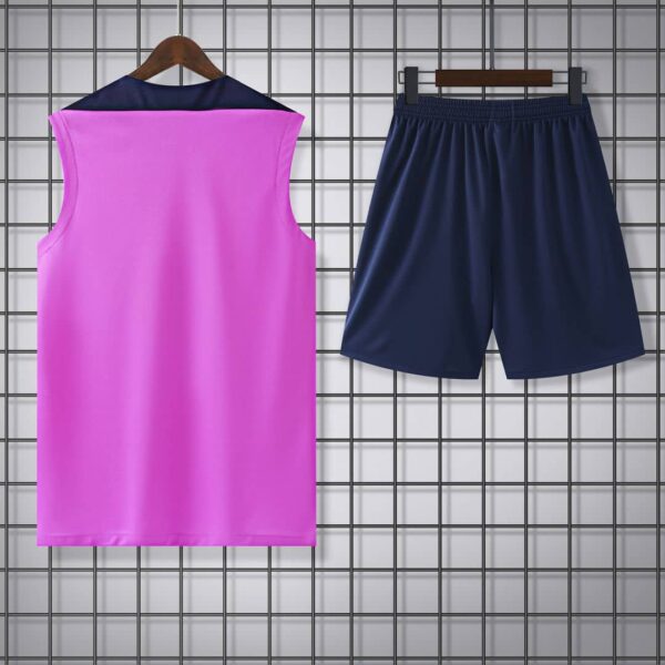 Barcelona 2025-26 Purple and Blue Vest Training Kit - Image 4