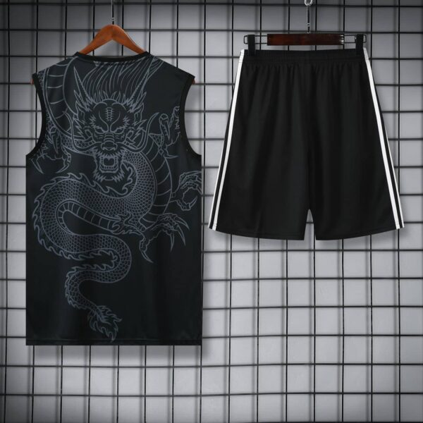 Real Madrid 2024-25 Grey Dragon Vest Training Kit - Image 4