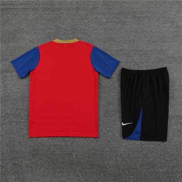 Barcelona 2024-25 Red Short Sleeve Training Kit - Image 4