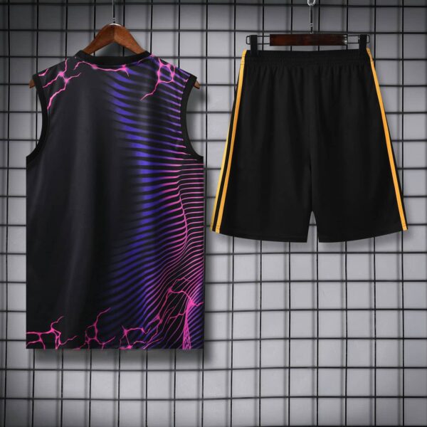 Real Madrid 2024-25 Pink Panther Vest Training Kit - Image 4