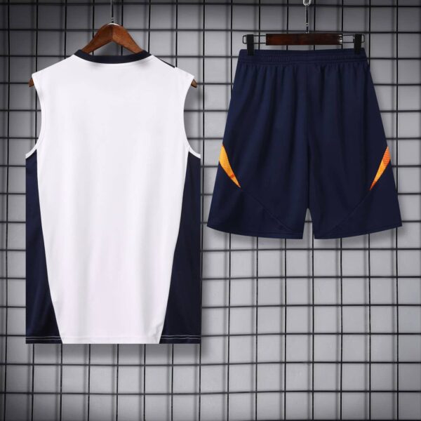 Real Madrid 2024-25 White Vest Training Kit - Image 4