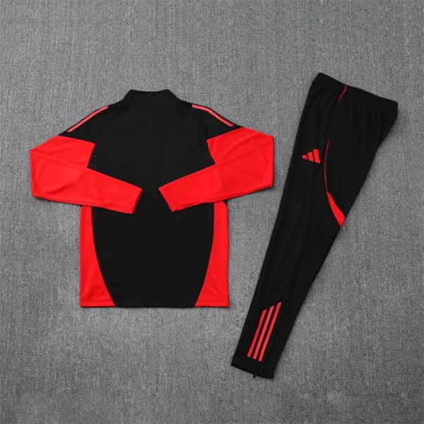 Bayern Munich 2025-26 Black Half Zip Long Sleeve Training Kit - Image 4