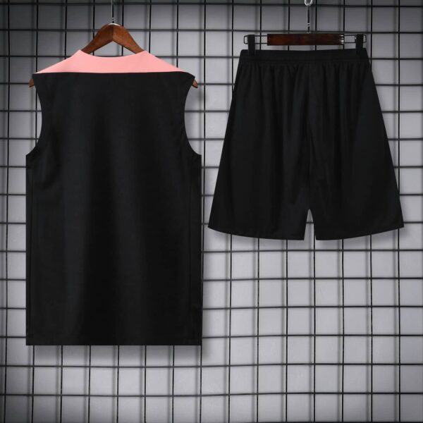 PSG 2025-26 Black Pink Vest Training Kit - Image 4