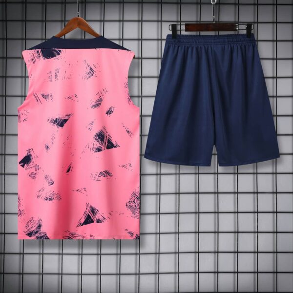 PSG Jordan 2024-25 Pink Navy (Pattern Edition) Vest Training Kit - Image 4
