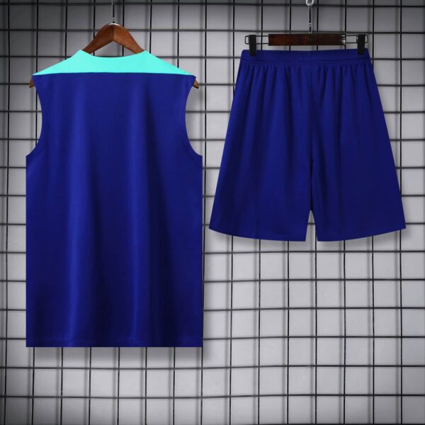 Brazil 2024-25 Blue and Green Vest Training Kit - Image 4
