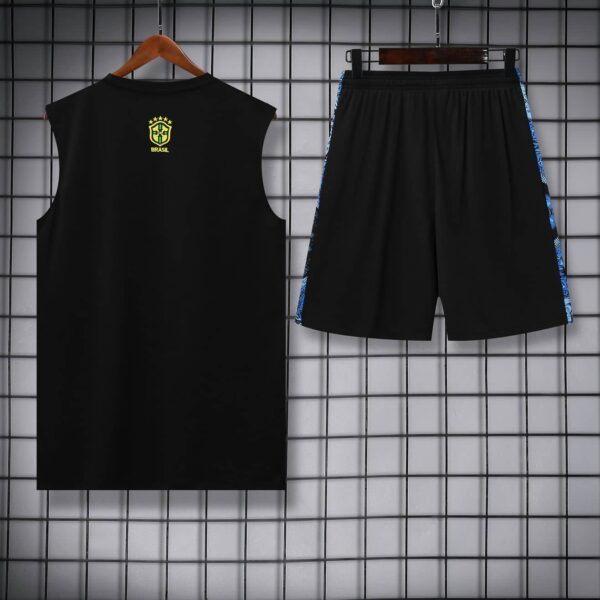 Brazil 2025-26 Blue Jesus Graphic Vest Training Kit - Image 4