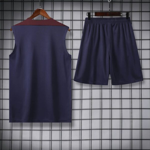England 2024-25 Navy Maroon Vest Training Kit - Image 4