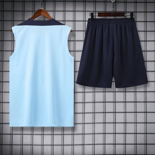 France 2025-26 Light Blue and Black Vest Training Kit - Image 4