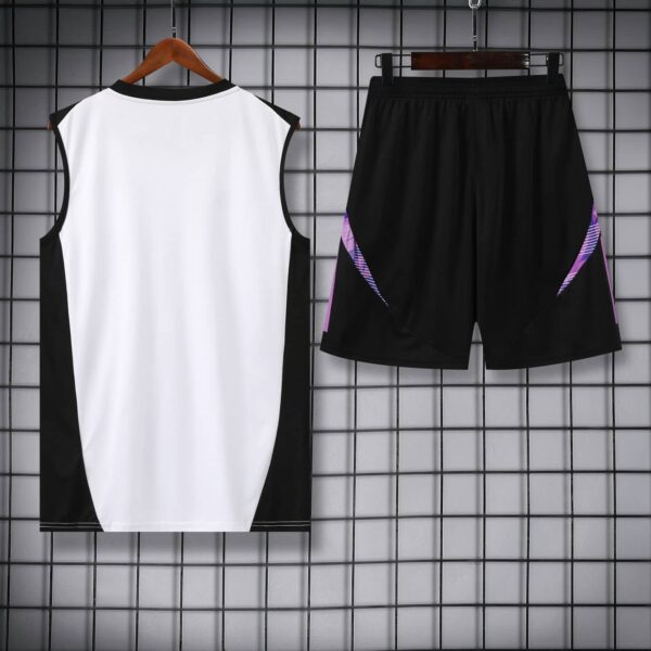 Germany 2025-26 White and Purple Vest Training Kit - Image 4