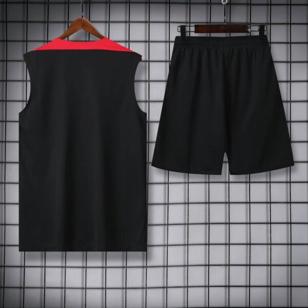 Portugal 2024-25 Black & Red Vest Training Kit - Image 4