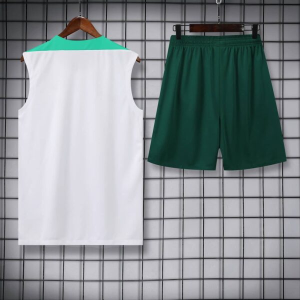 Portugal 2024-25 White & Green Vest Training Kit - Image 4