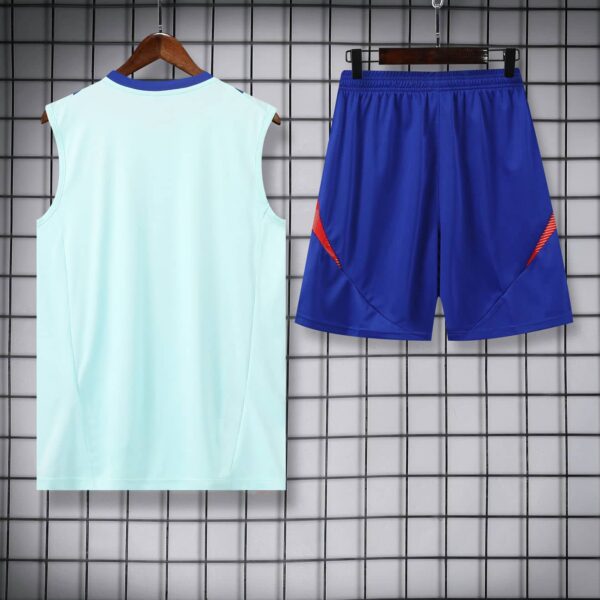 Spain 2024-25 Sky Blue Vest Training Kit - Image 4