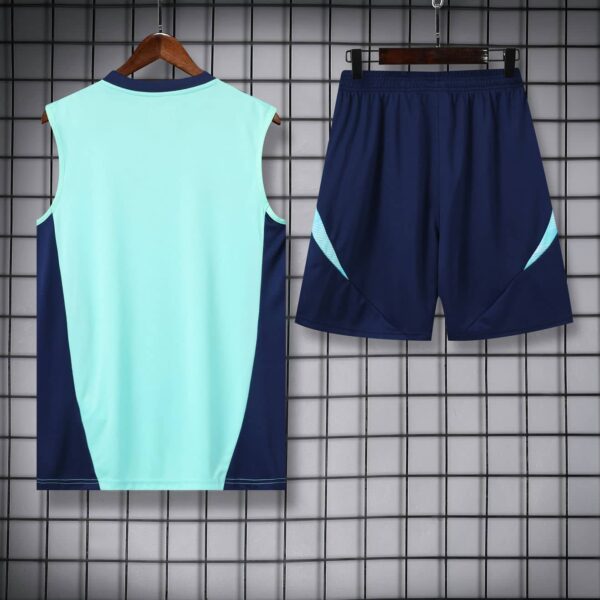 Arsenal 2024-25 Mint Green Vest Training Kit - Image 4