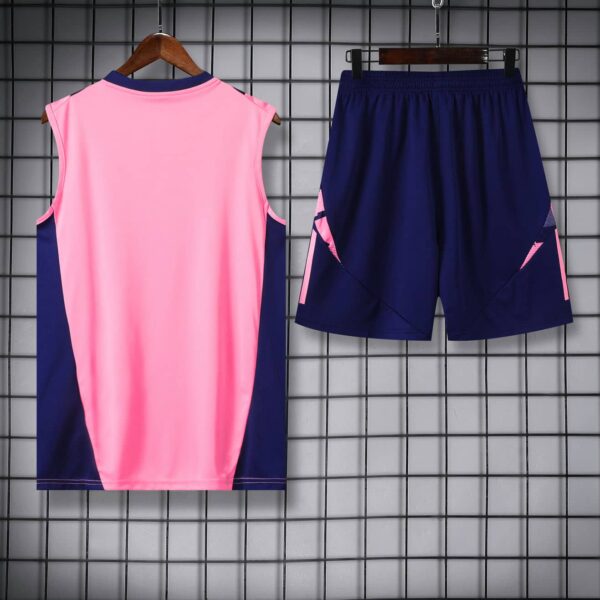 Arsenal 2024-25 Pink Vest Training Kit - Image 4