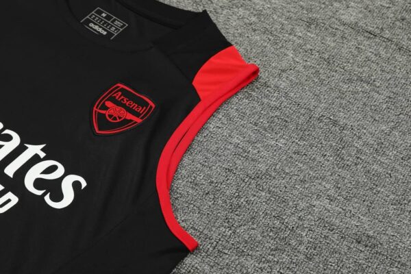 Arsenal 2024-25 Black Vest Training Kit - Image 4