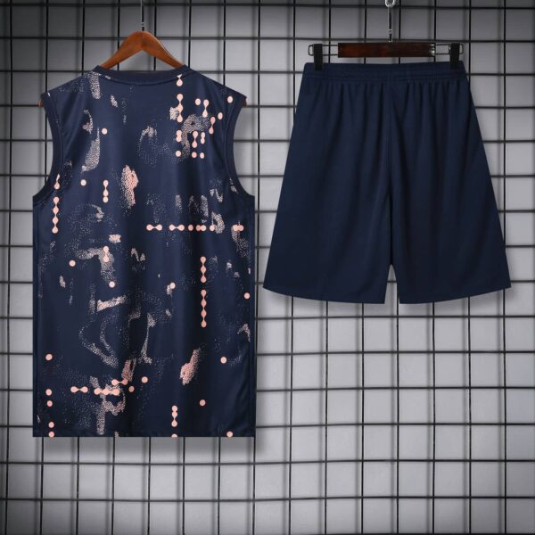 Chelsea 2025-26 Navy Pink Dot Vest Training Kit - Image 4