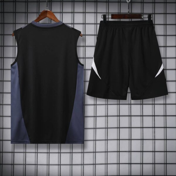 Manchester United 2024-25 Black Red Vest Training Kit - Image 4
