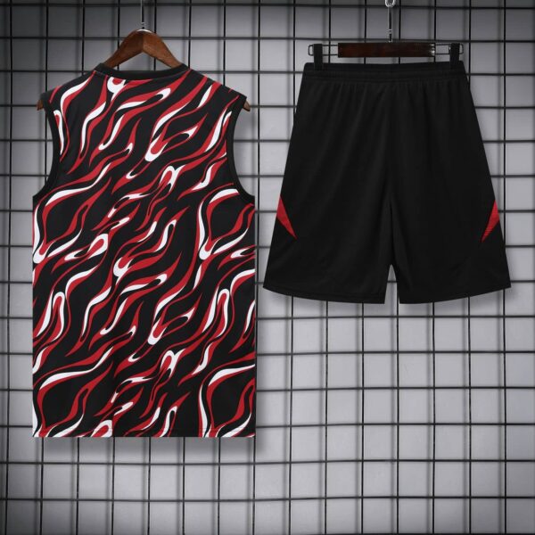 Manchester United 2025-26 Black Flame Vest Training Kit - Image 4