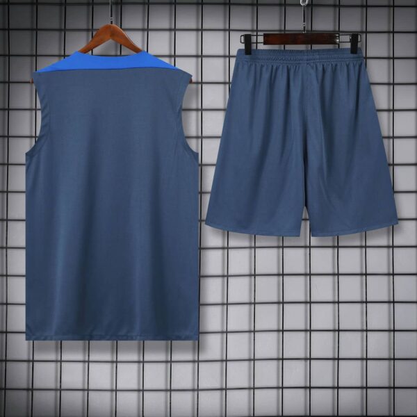 Inter Milan 2024-25 Dark Blue Vest Training Kit - Image 4