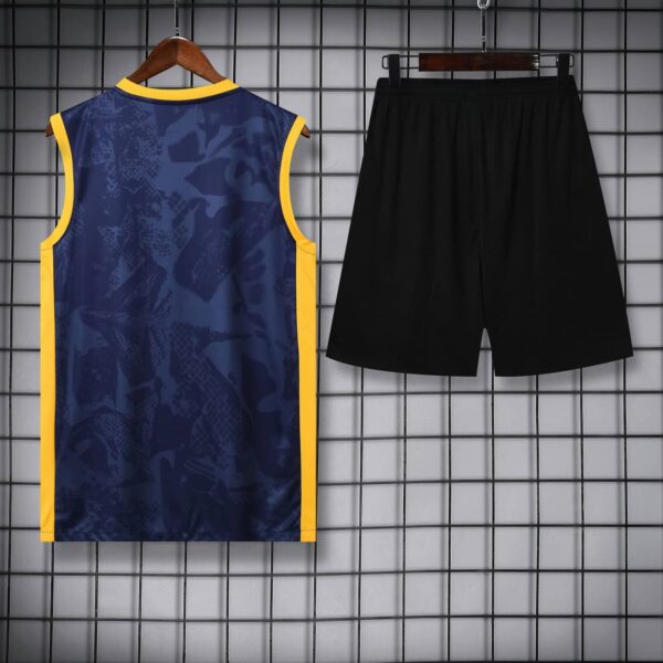 Inter Milan 2025-26 Navy and Yellow Vest Training Kit - Image 4