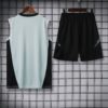 Juventus 2024-25 Light Blue Black Vest Training Kit - Image 4