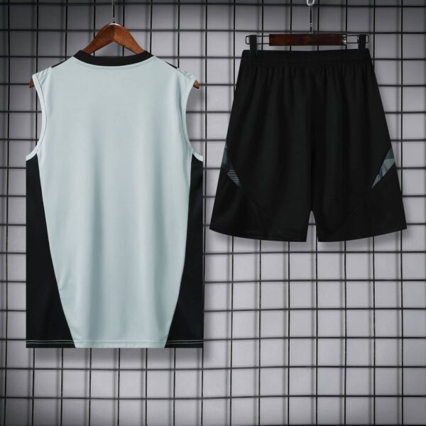 Juventus 2024-25 Light Blue Black Vest Training Kit - Image 4