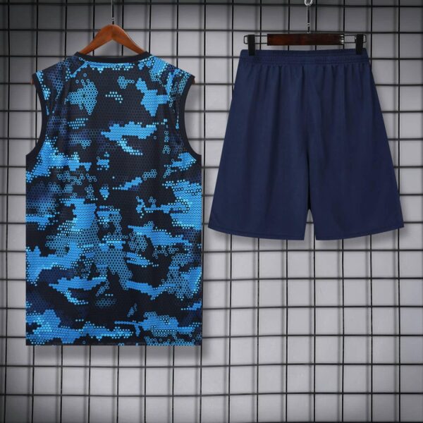 Napoli 2024-25 Camo Blue Vest Training Kit - Image 4