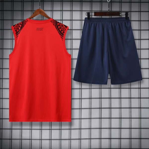 Napoli 2024-25 Red Vest Training Kit - Image 4