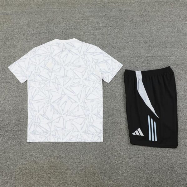 Real Madrid 2024-25 White Grey (Camo Edition) Short Sleeve Training Kit - Image 4
