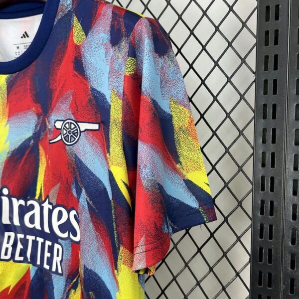 Arsenal 2025-26 Colorful Pre-Match Training Jersey - Image 4