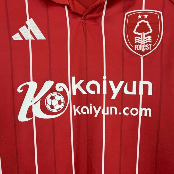 Nottingham Forest 2025-26 Home Jersey Fan Version - Image 4